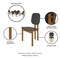 Manhattan Comfort Gales Dining Chair in Black - Set of 4 2-DC-83938-BK - alternate 4